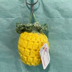 Cute Pineapple 🍍 keychain or any type of decoration. Light green/ white leaves